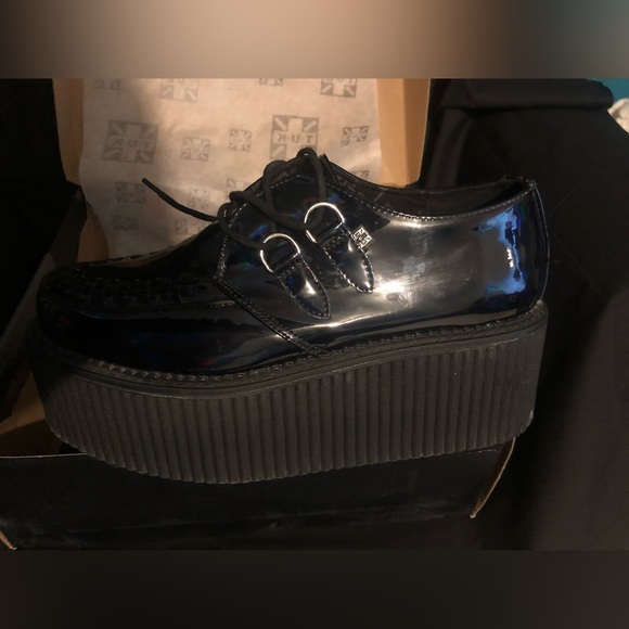 T.U.K. Black Patent Classic Stratocreeper size US 12 Men main image 4